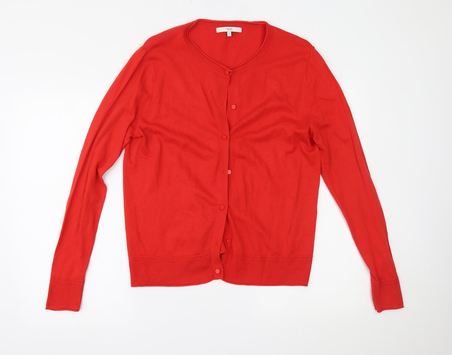 NEXT Womens Red   Cardigan Jumper Size 16