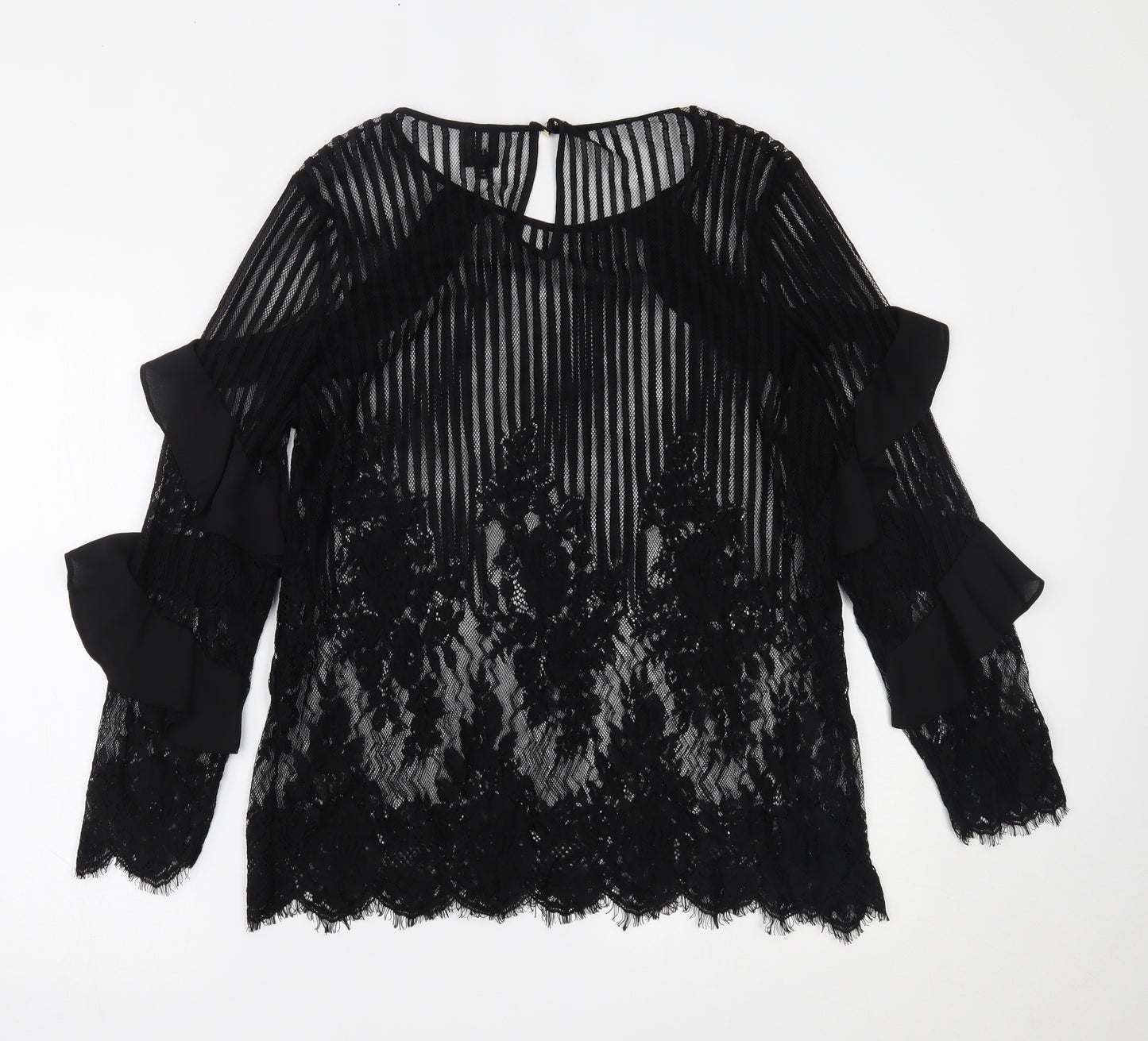 River Island Womens Black   Basic Blouse Size 18