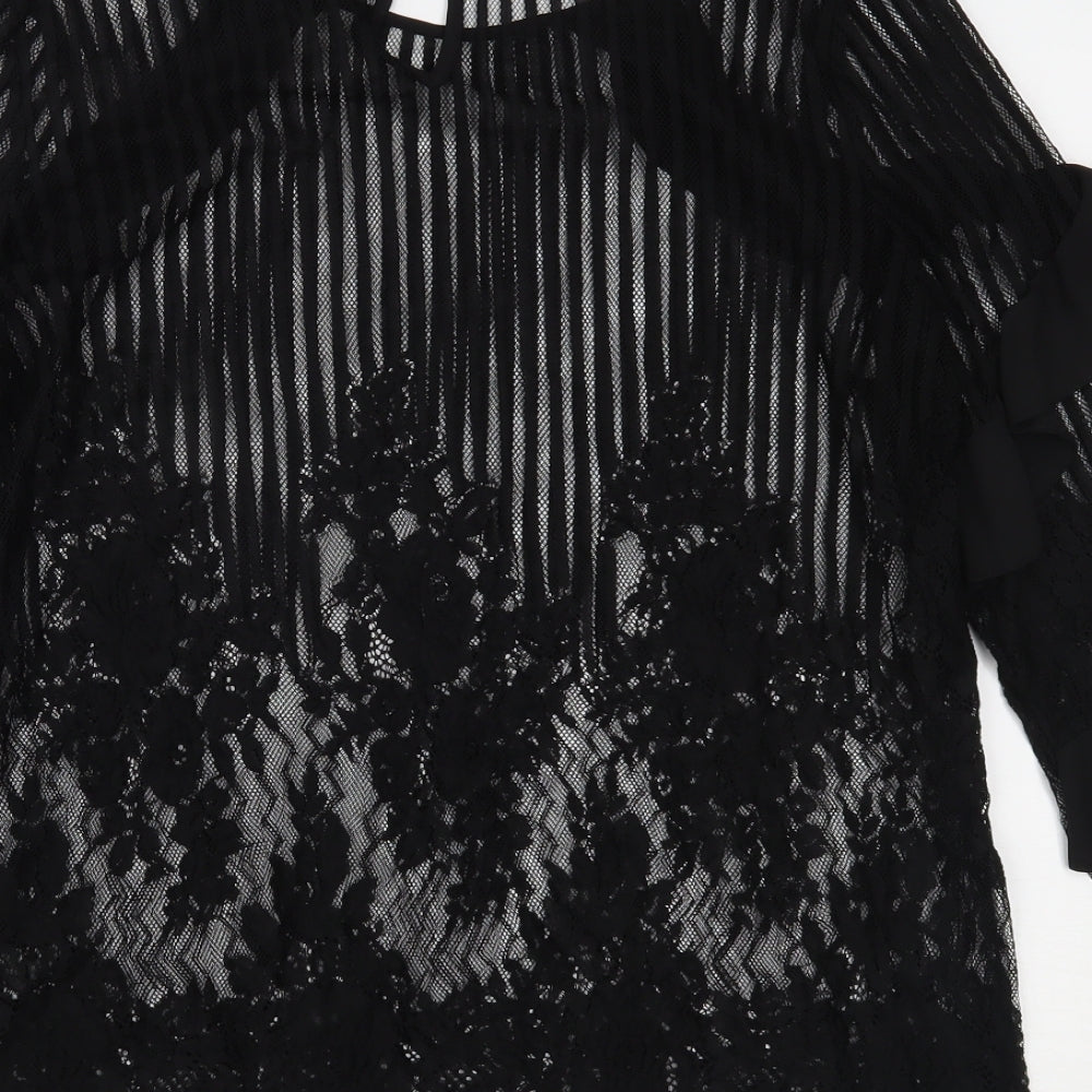 River Island Womens Black   Basic Blouse Size 18