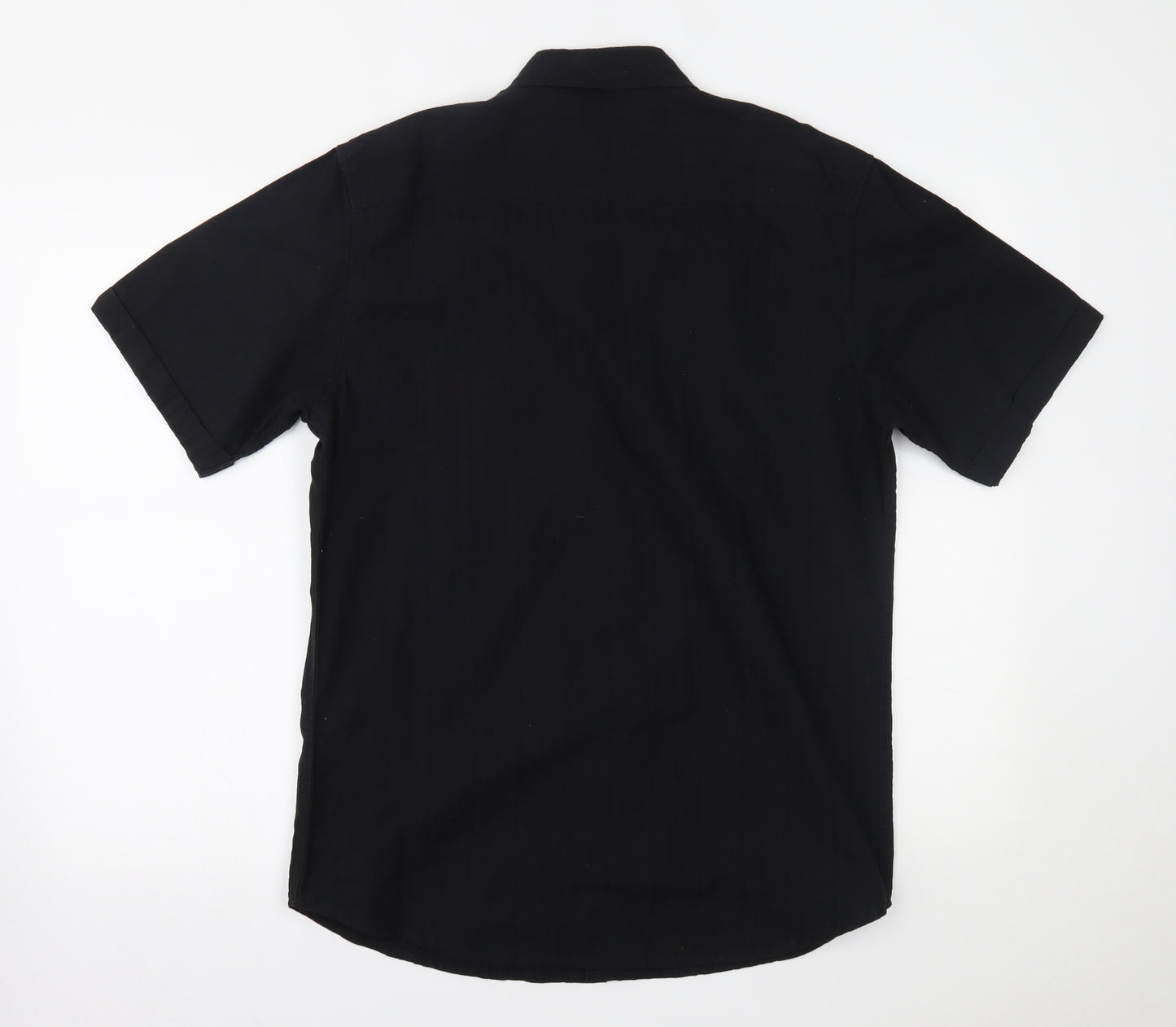 Primark Mens Black    Button-Up Size M