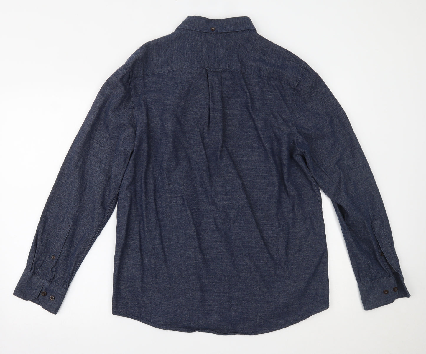 Farah Mens Blue    Button-Up Size L