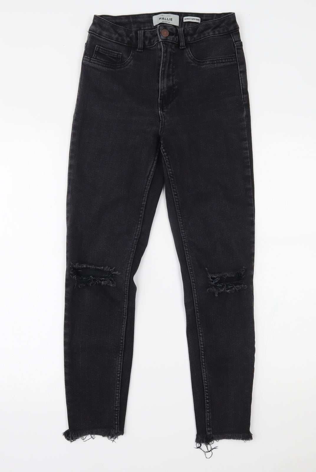 New Look Womens Black  Denim Skinny Jeans Size 10 L26 in