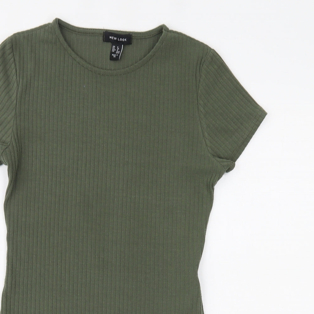 New Look Womens Green   Bodysuit One-Piece Size 8