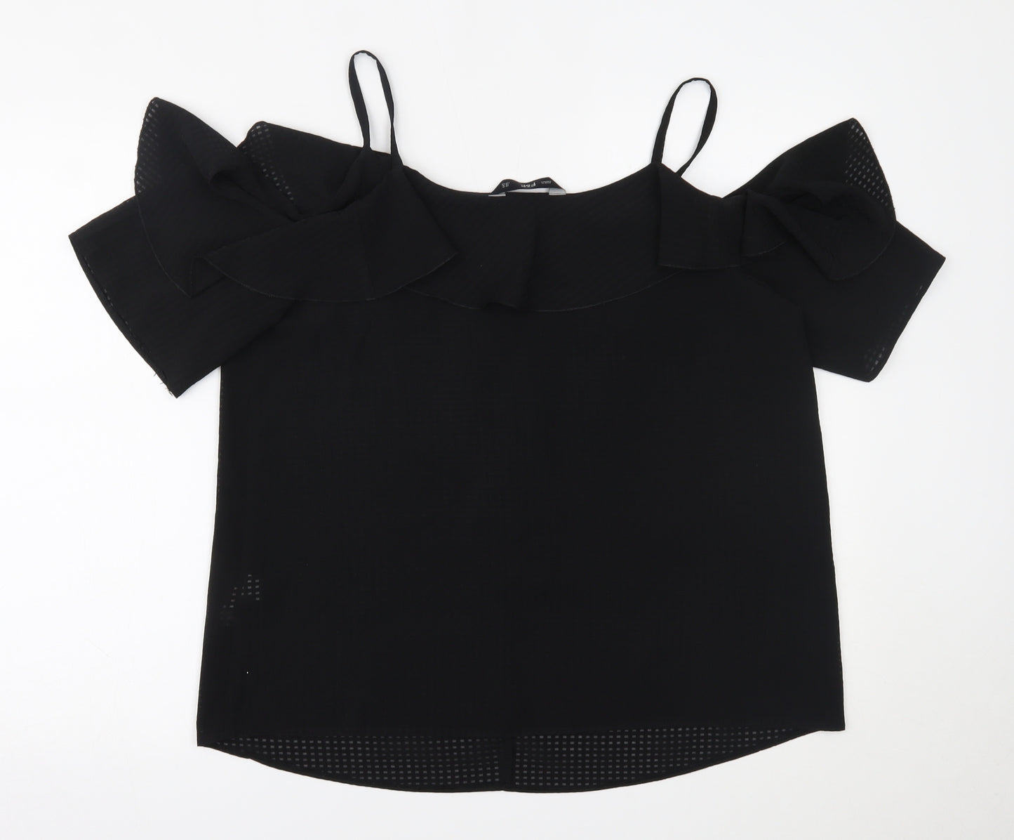 F&F Womens Black   Basic Blouse Size 14