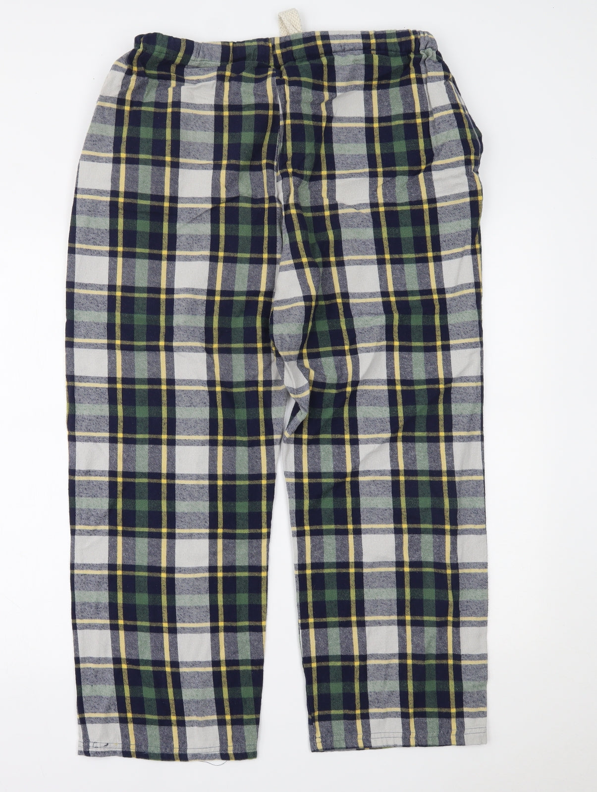 Primark Mens Blue Plaid   Pyjama Pants Size L