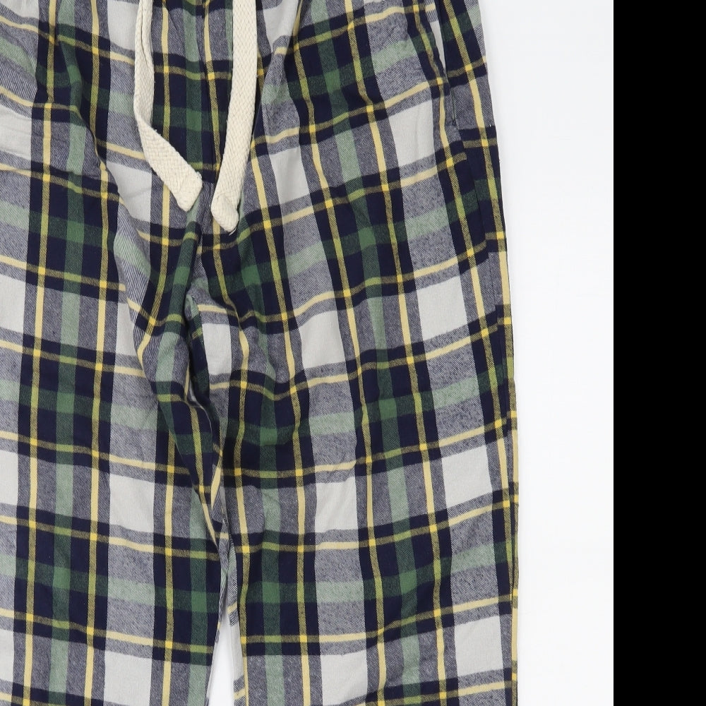 Primark Mens Blue Plaid   Pyjama Pants Size L