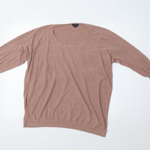 Topshop Womens Pink   Pullover Jumper Size 12