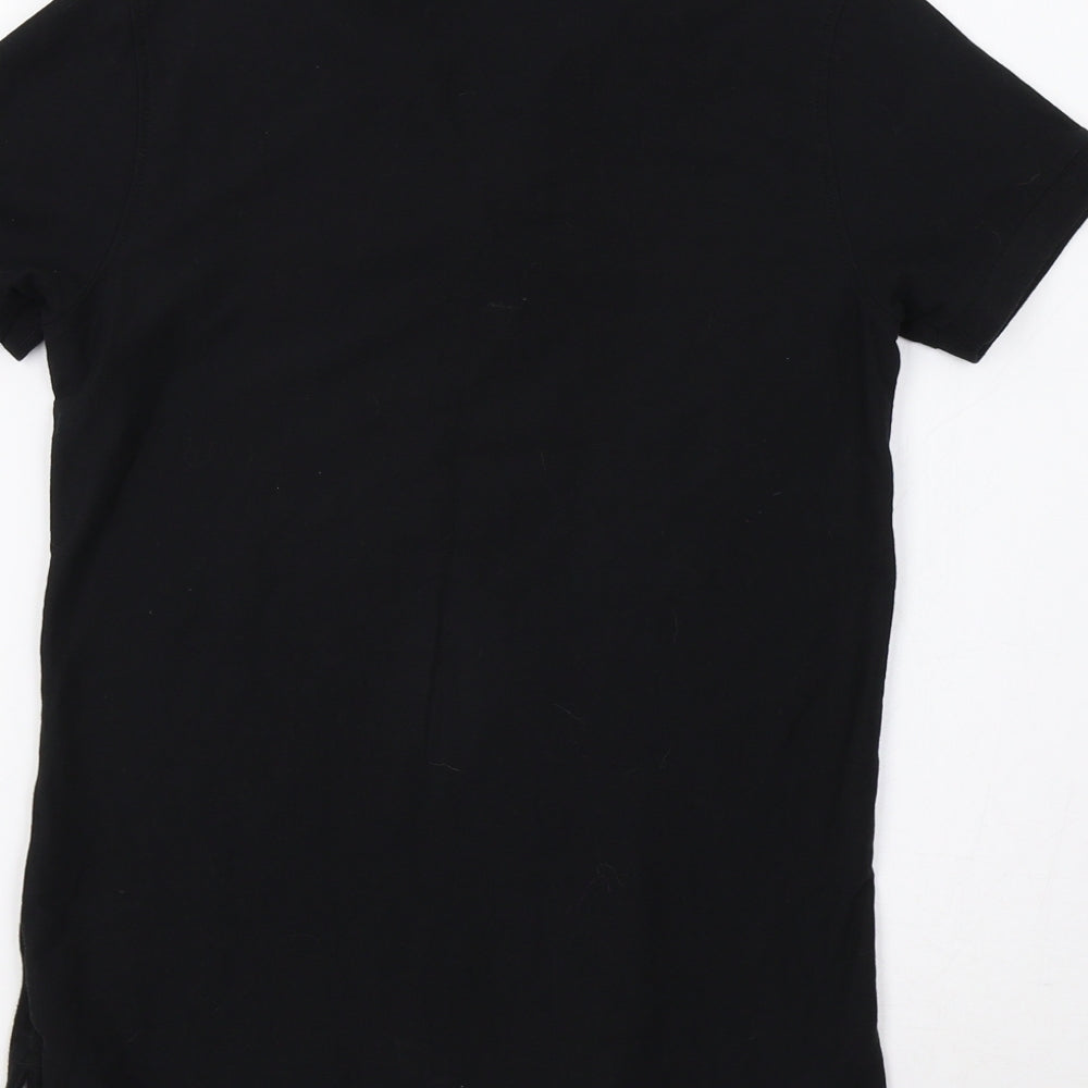 NEXT Boys Black Striped  Basic Polo Size 10 Years