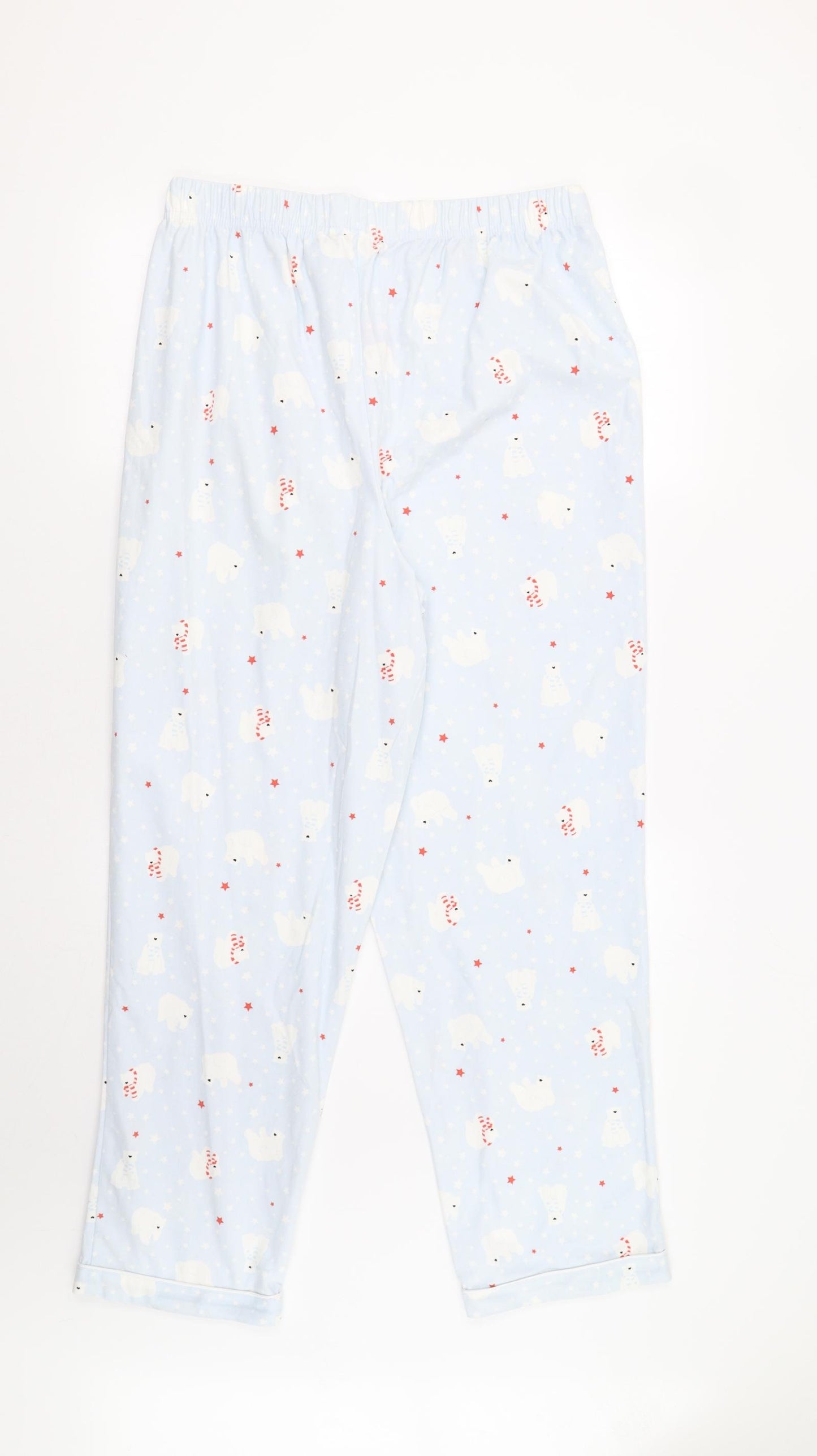 Boux Avenue Womens Blue Solid   Pyjama Pants Size 14  - Polar Bear Print