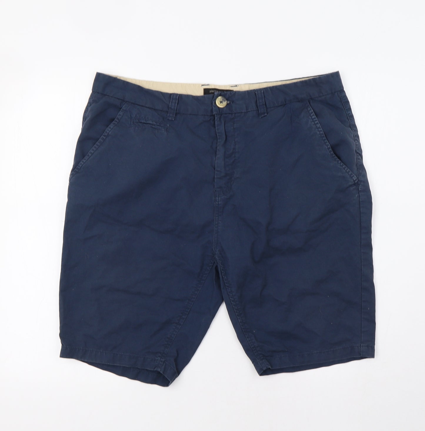 Pierre Cardin Mens Blue   Chino Shorts Size L
