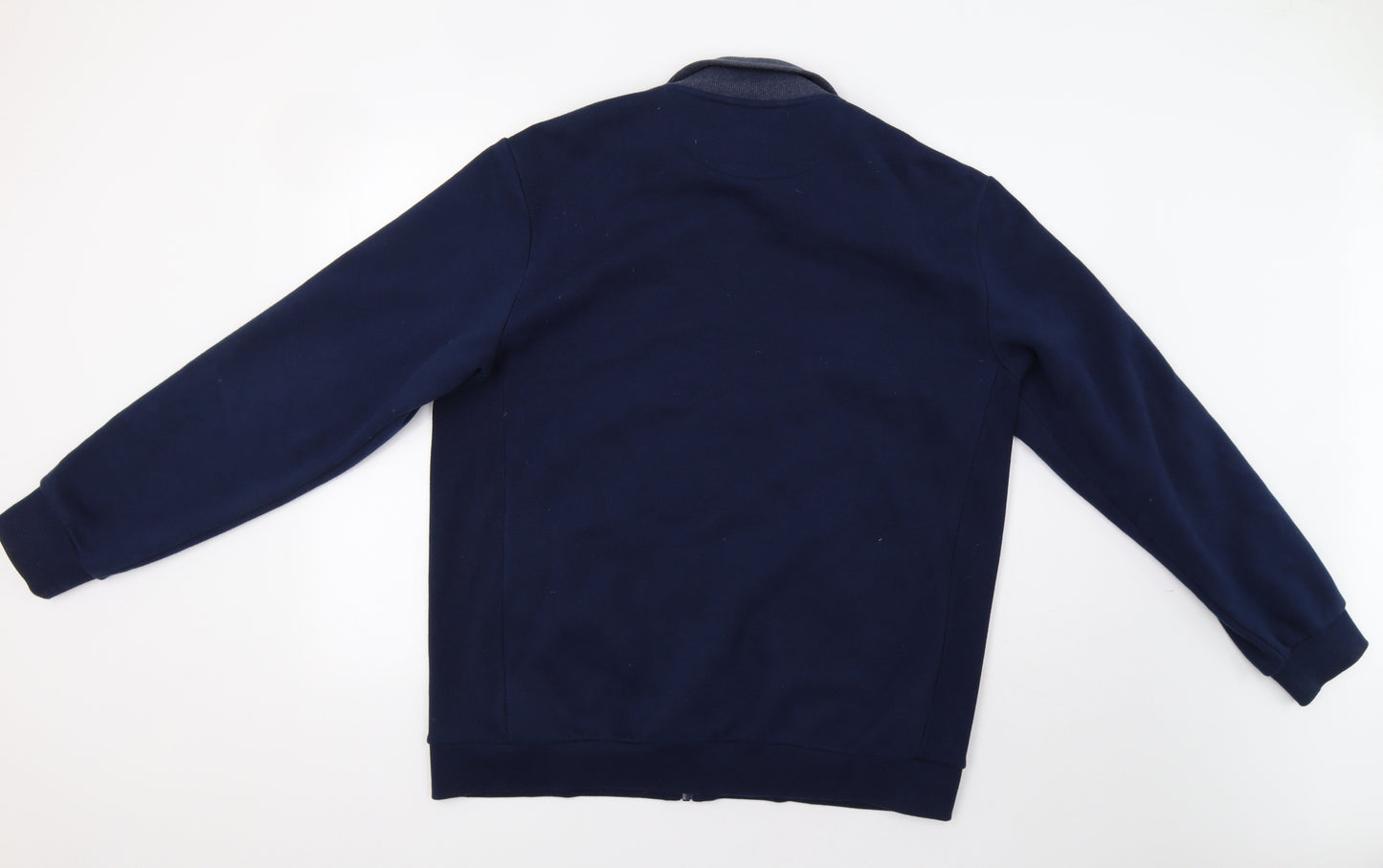 adidas Mens Blue   Full Zip Sweatshirt Size XL