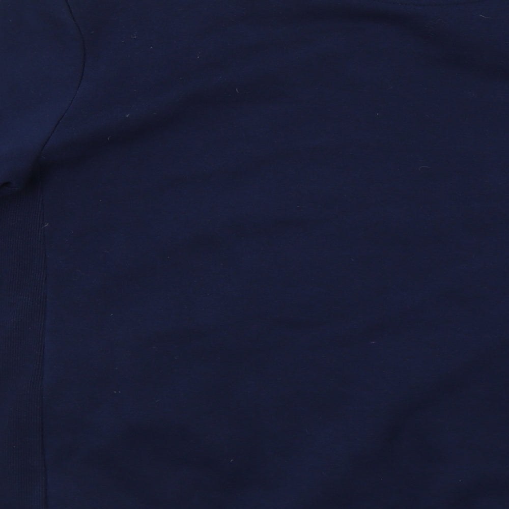 adidas Mens Blue   Full Zip Sweatshirt Size XL