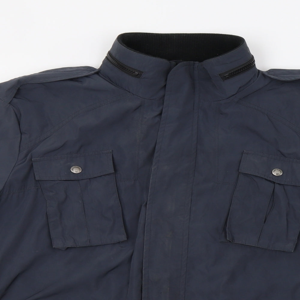 NEXT Mens Blue   Windbreaker Jacket Size XL