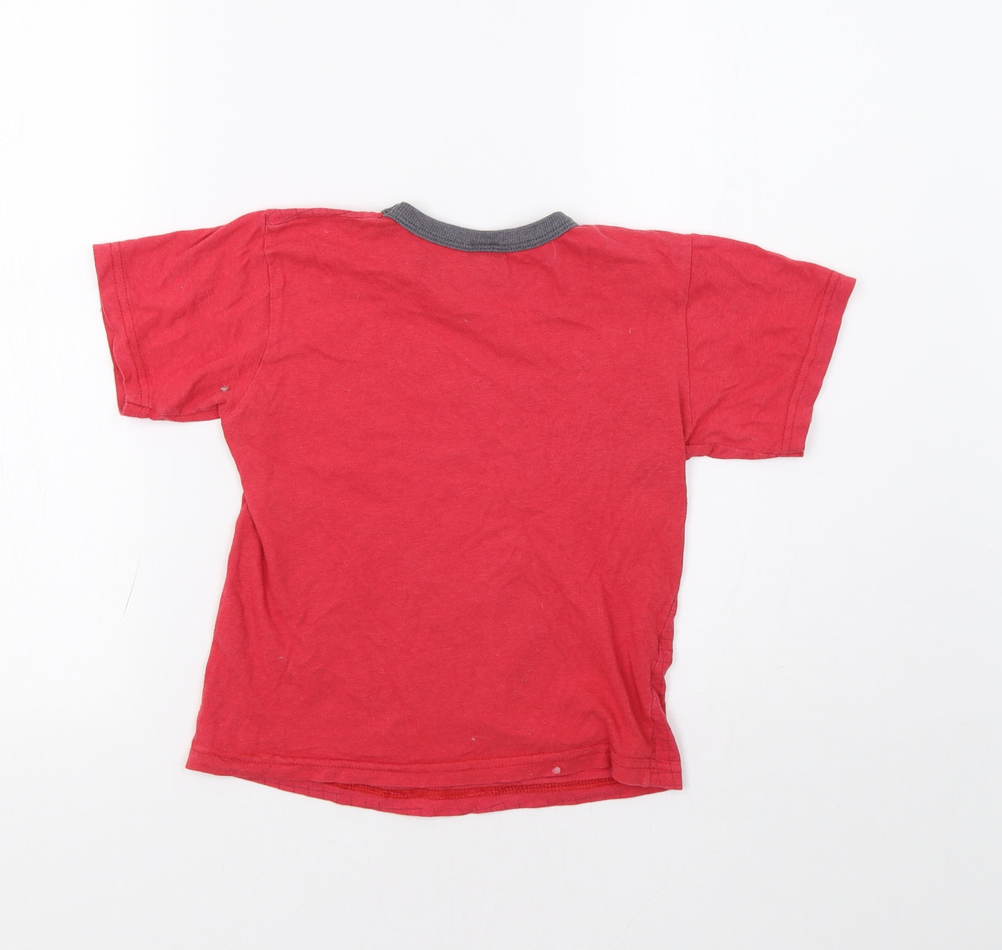 Disney Boys Red   Basic Polo Size 6 Years  - Cars