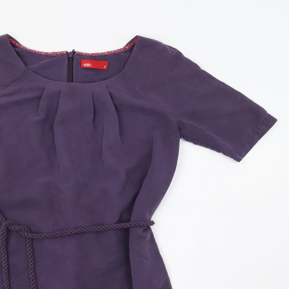EDC Womens Purple   A-Line  Size S