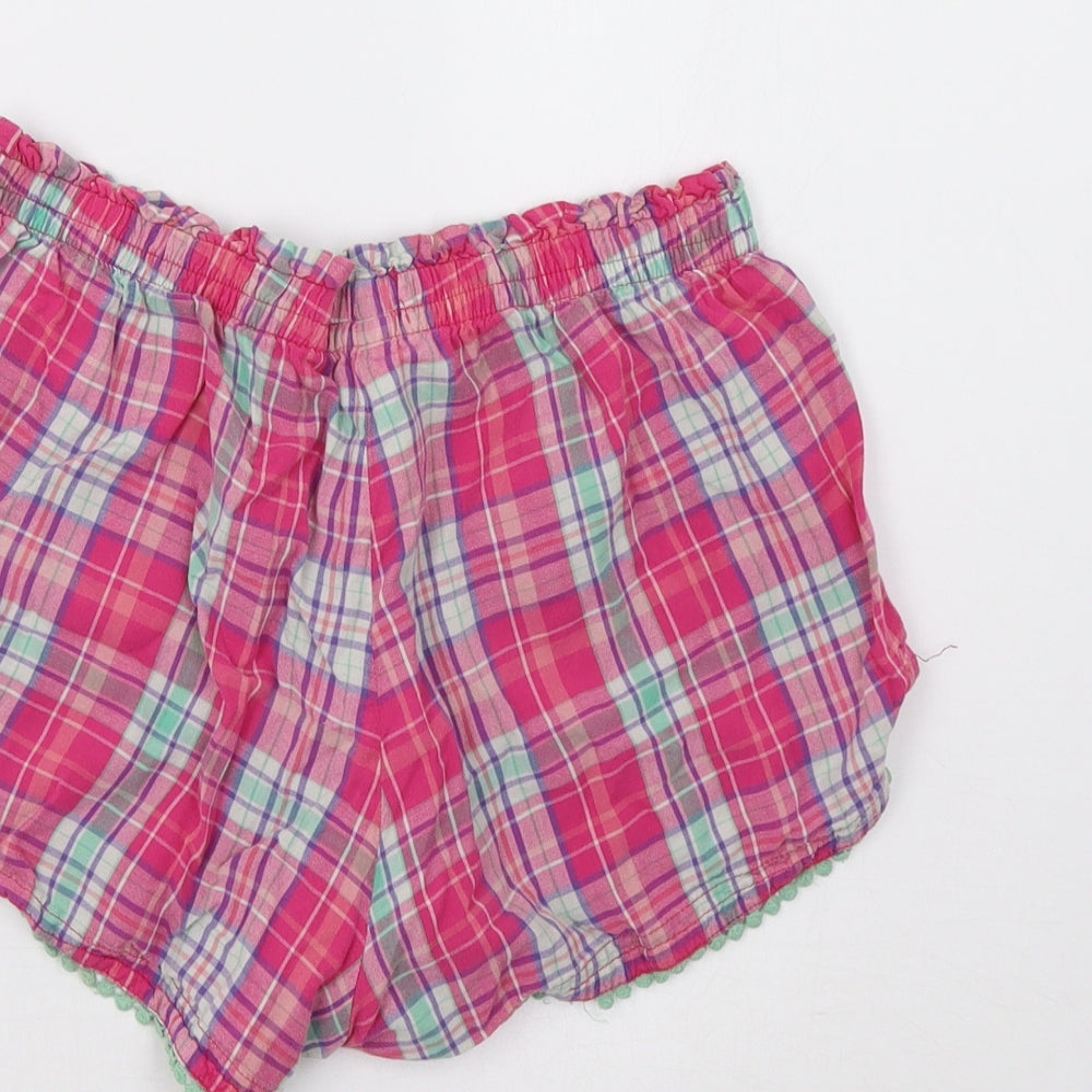 F&F Womens Pink Check   Pyjama Pants Size 8
