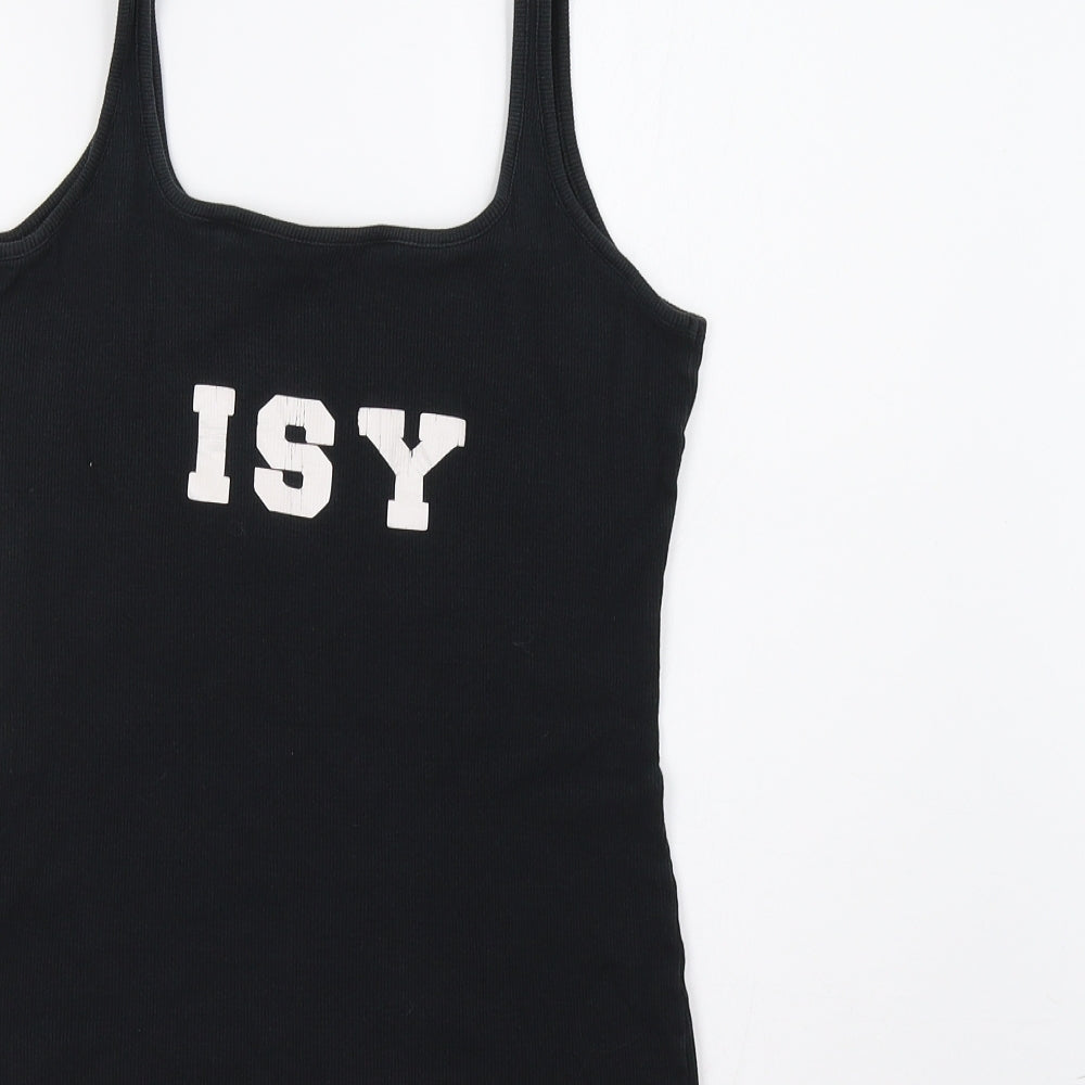 NEXT Womens Black   Basic Tank Size 8  - Dance