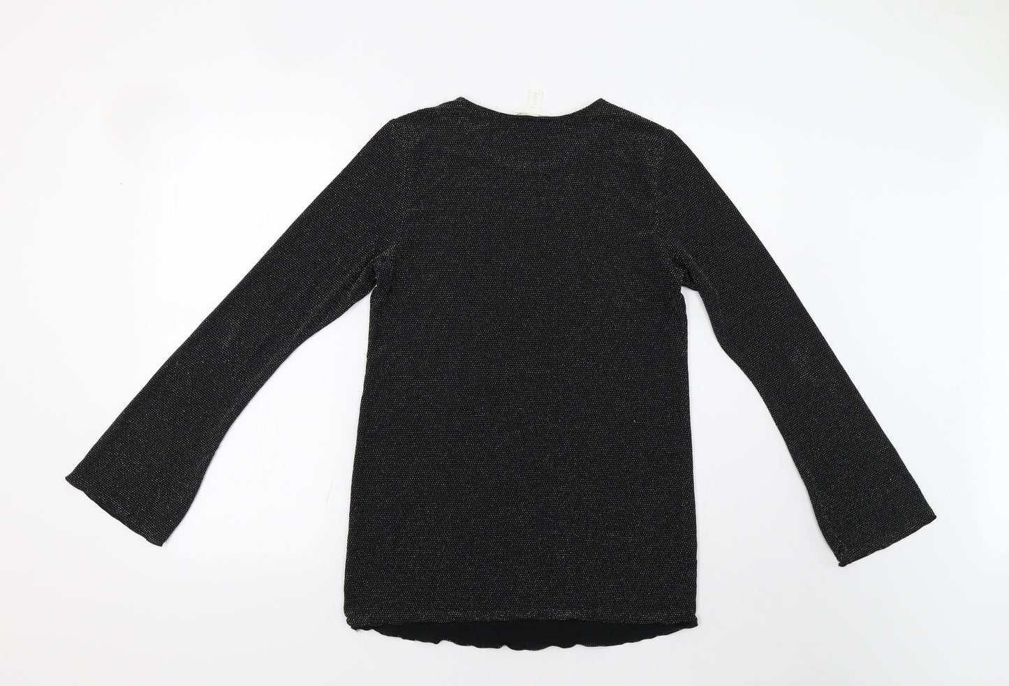 H&M Womens Black   Basic Blouse Size L
