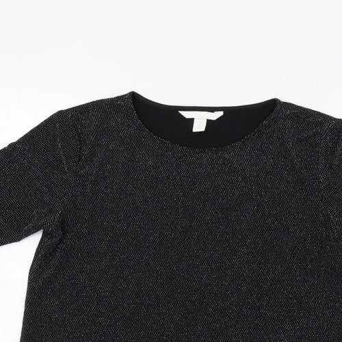 H&M Womens Black   Basic Blouse Size L