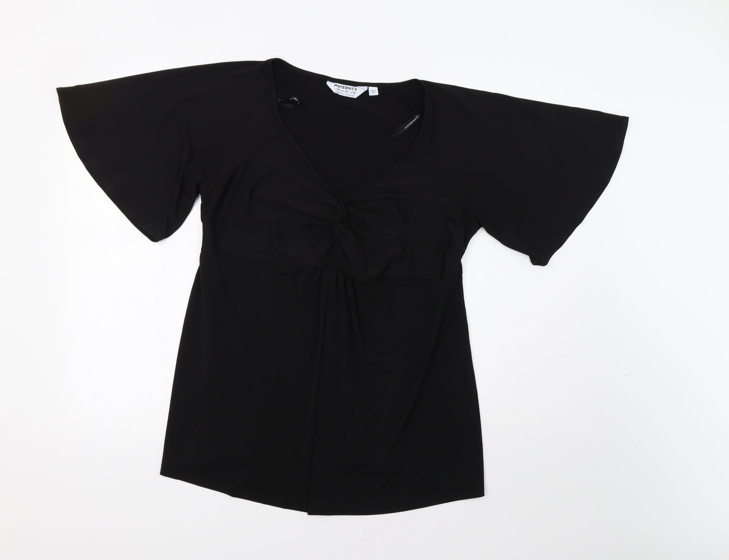 Dorothy Perkins Womens Black   Basic Blouse Size 14  - Maternity