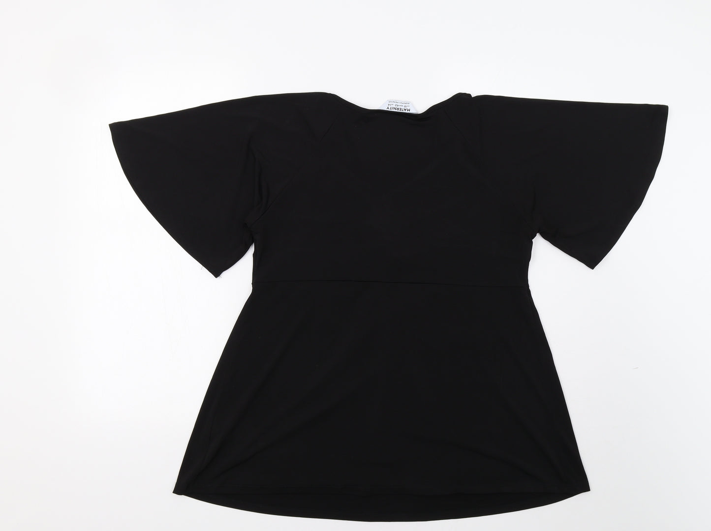Dorothy Perkins Womens Black   Basic Blouse Size 14  - Maternity