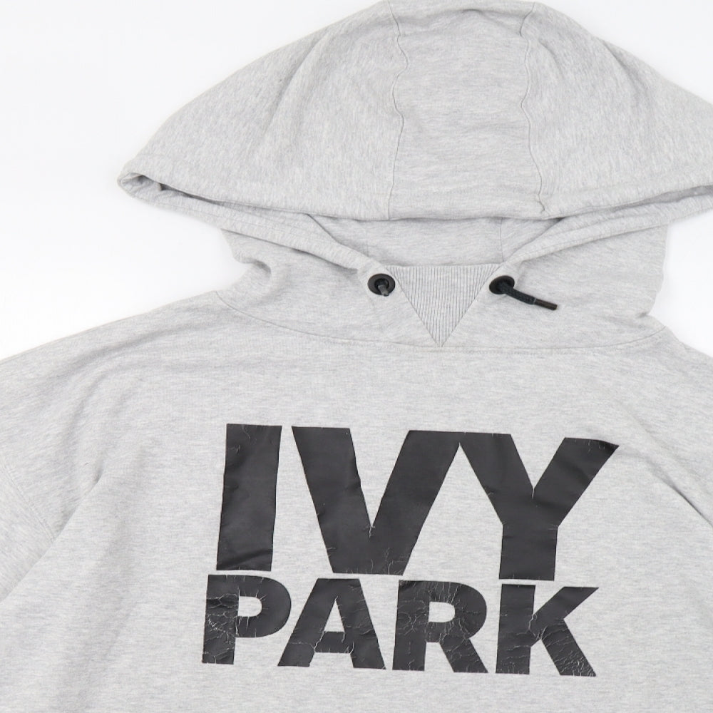 IVY PARK Womens Grey   Pullover Hoodie Size L