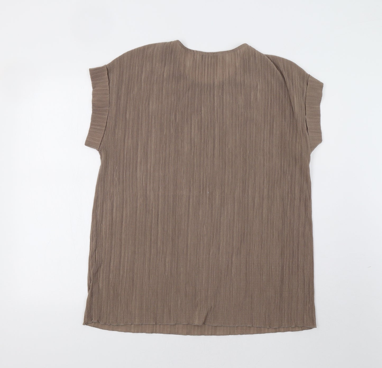 Zara Womens Beige   Basic Blouse Size L