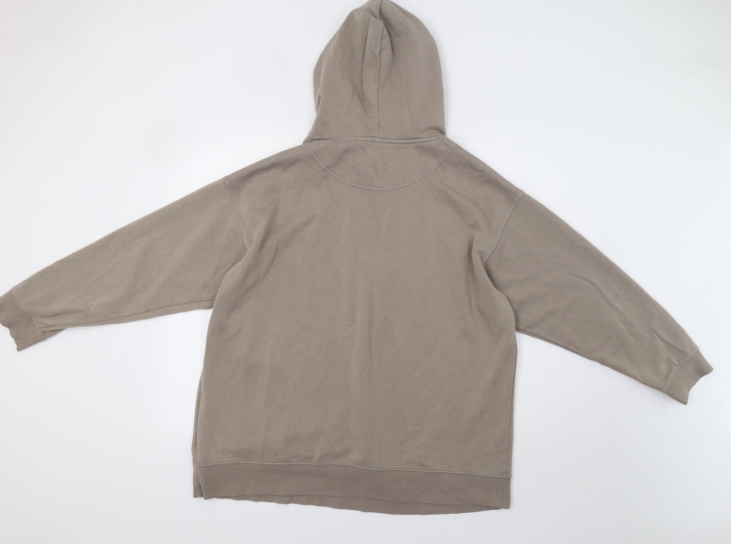 H&M Womens Beige   Pullover Hoodie Size XL