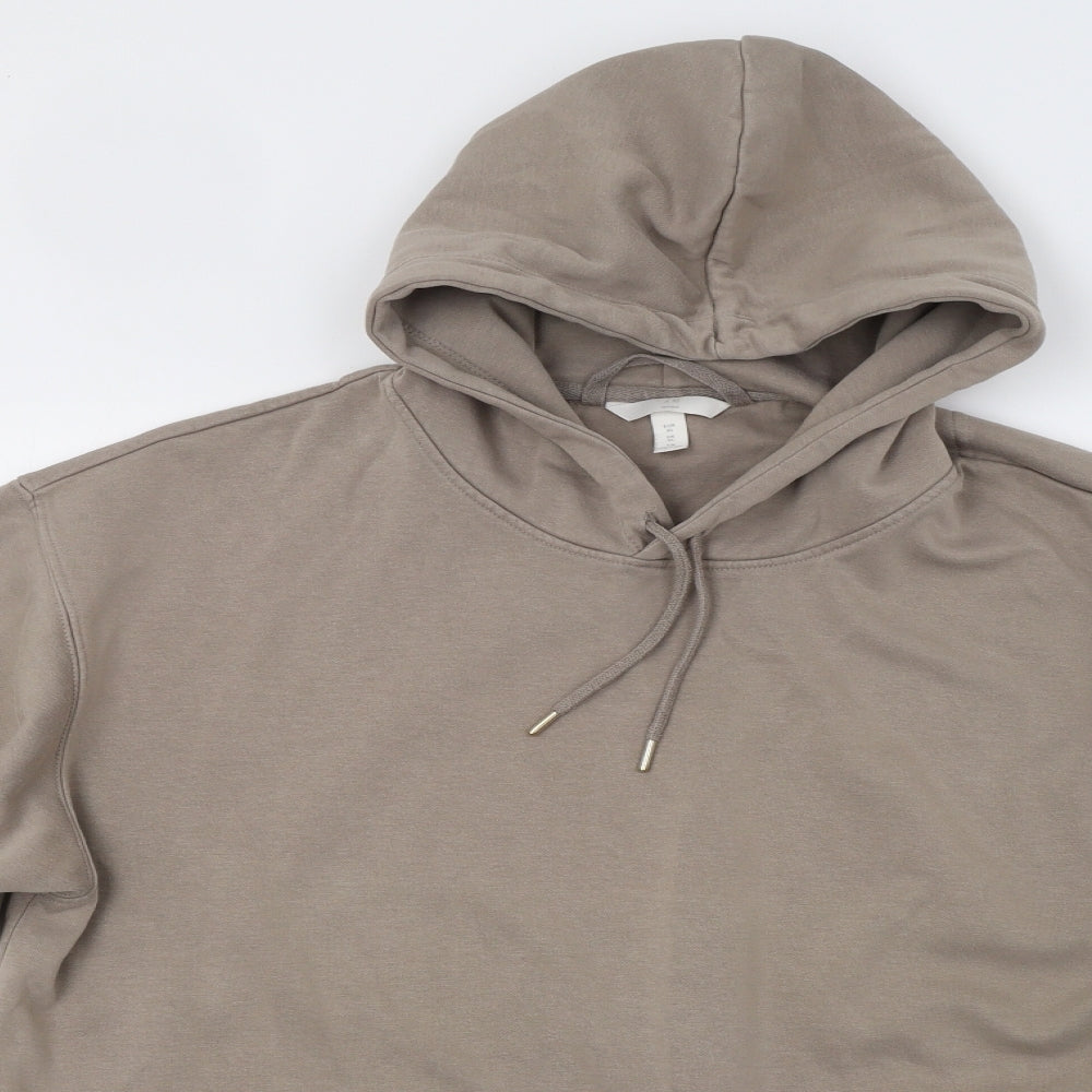 H&M Womens Beige   Pullover Hoodie Size XL