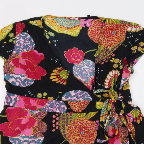 Joe Browns Womens Multicoloured Floral  Tunic Blouse Size 18