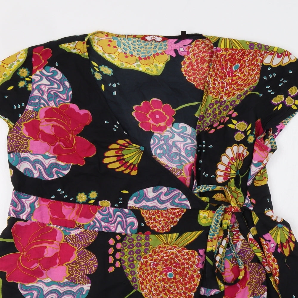 Joe Browns Womens Multicoloured Floral  Tunic Blouse Size 18