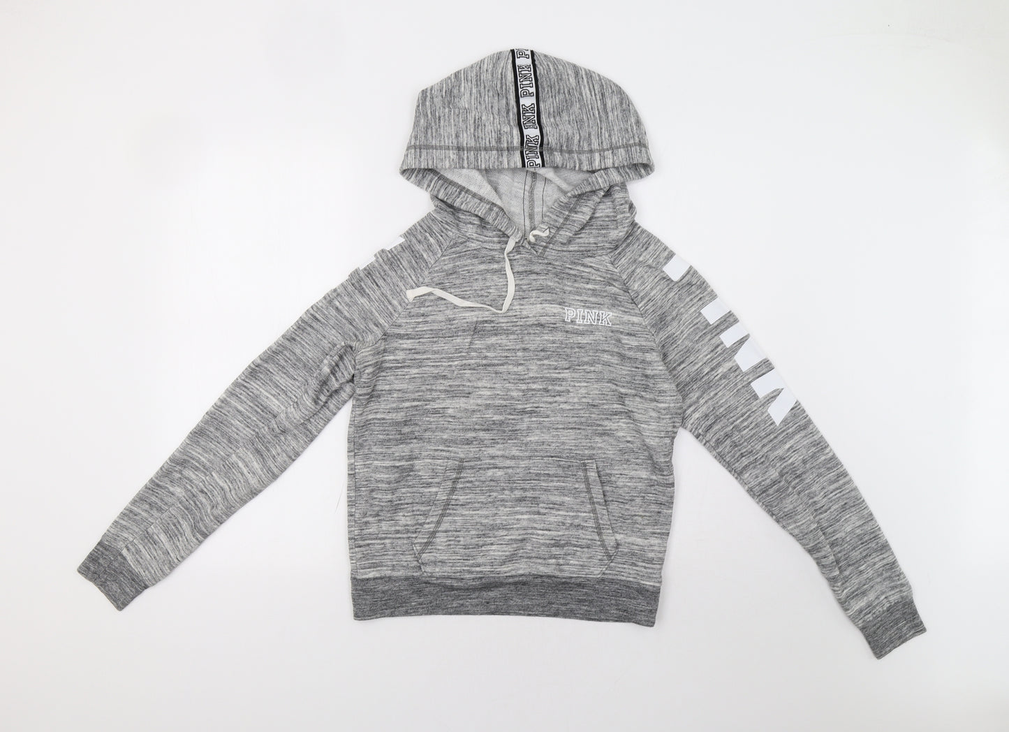 Victoria's Secret Womens Grey   Pullover Hoodie Size S  - PINK