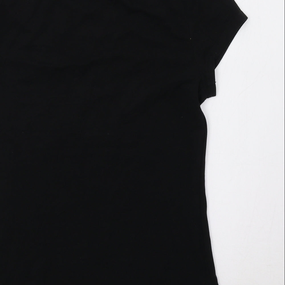 H&M Womens Black   Basic T-Shirt Size M