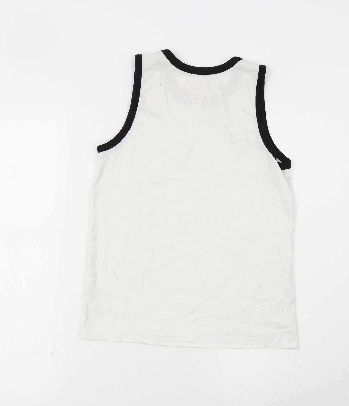 Matalan Boys White   Basic Tank Size 12 Years