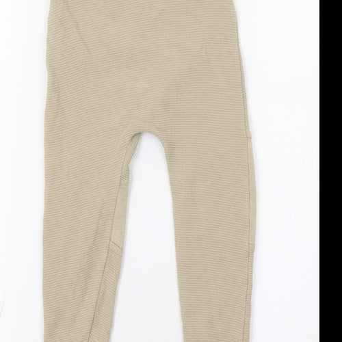 F&F Baby Beige   Jogger Trousers Size 18-24 Months