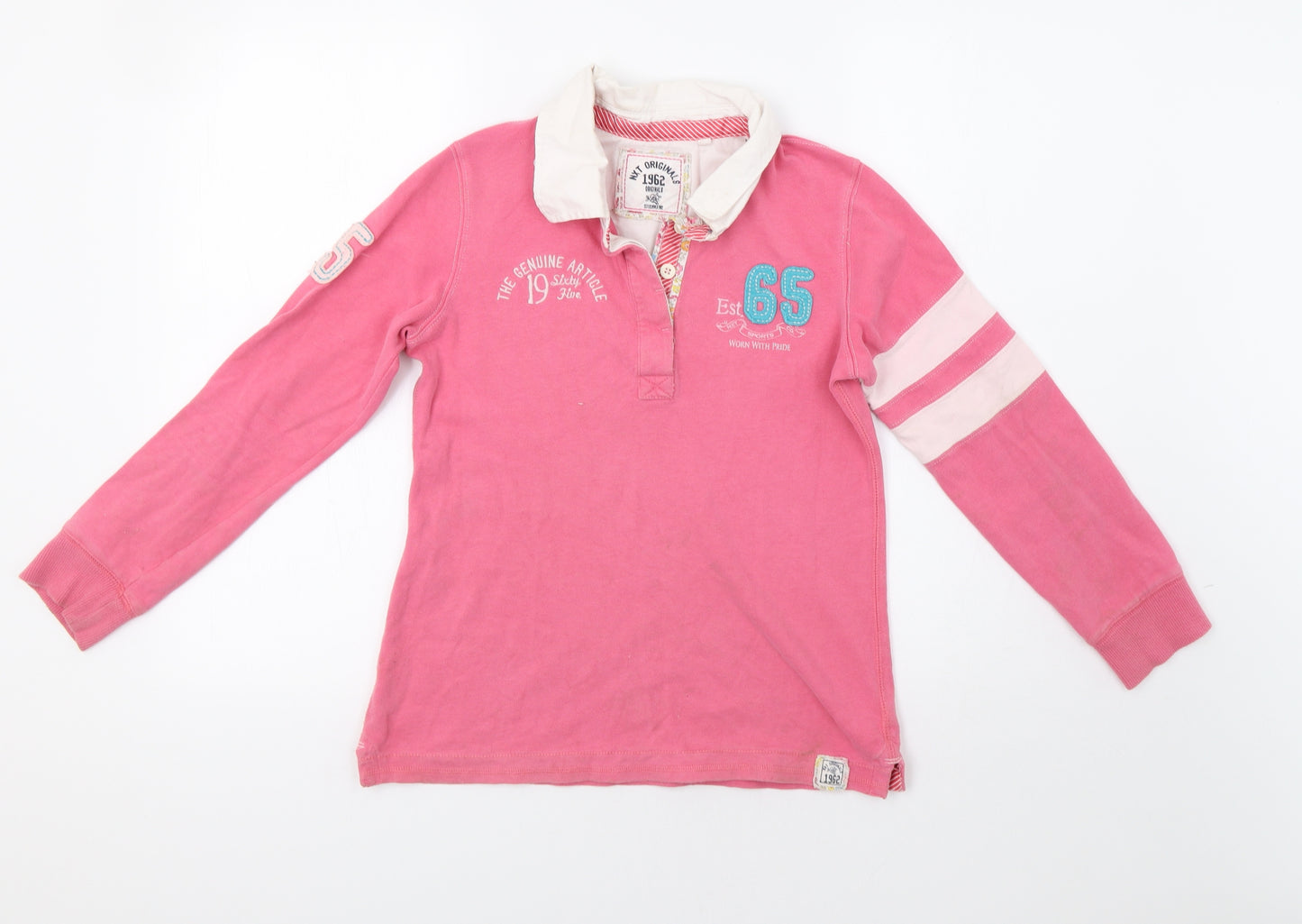 NEXT Girls Pink   Pullover Sweatshirt Size 12 Years