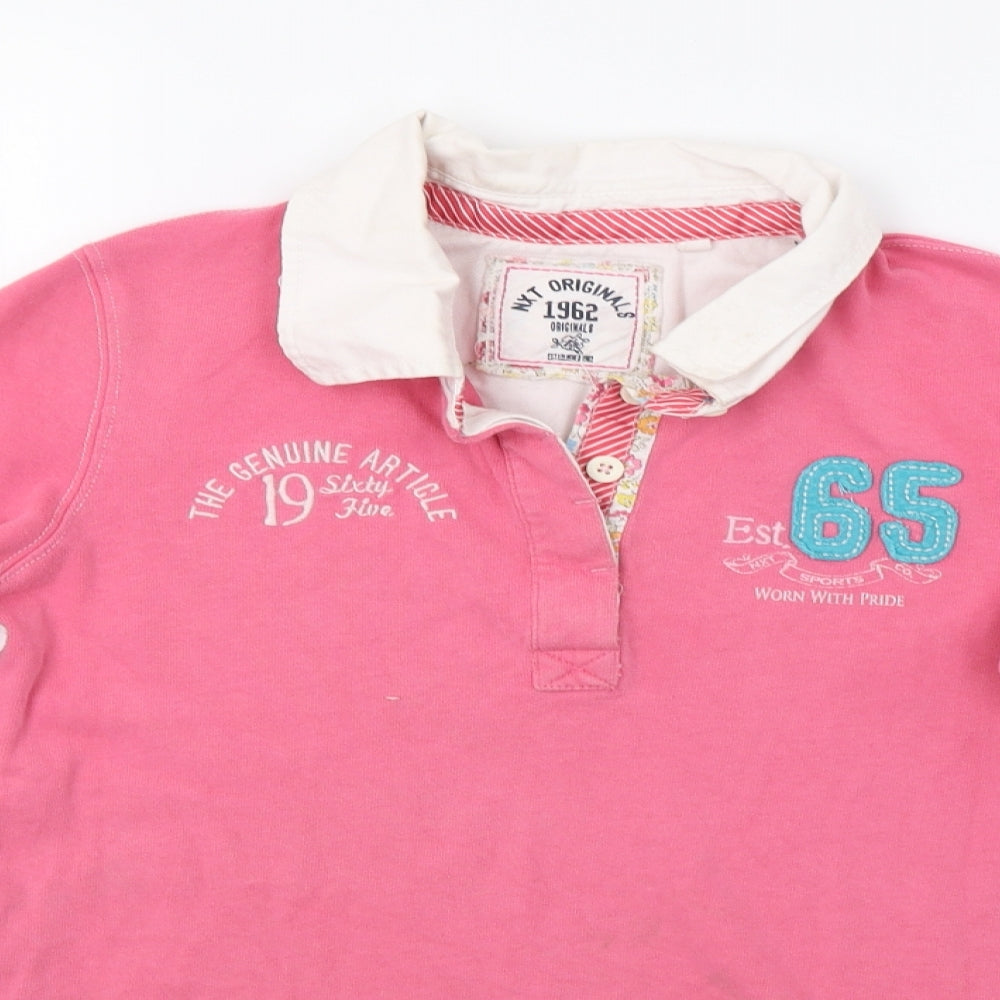NEXT Girls Pink   Pullover Sweatshirt Size 12 Years