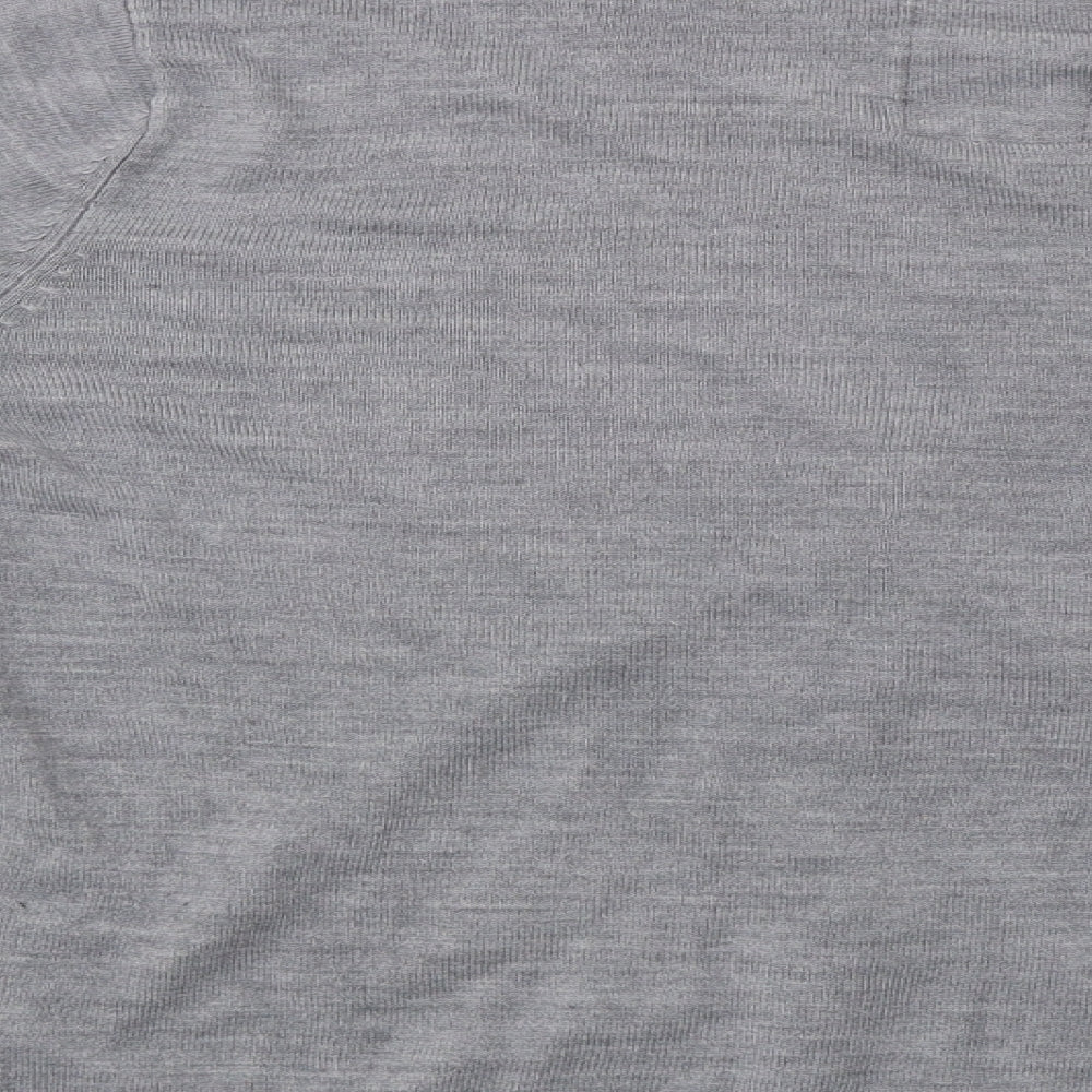 Topman Mens Grey   Cardigan Jumper Size L