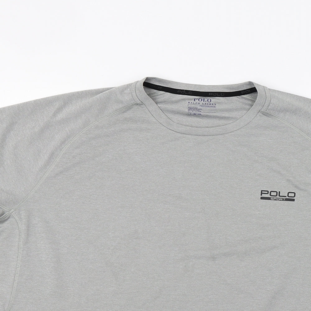 Polo Sport Mens Grey    T-Shirt Size L