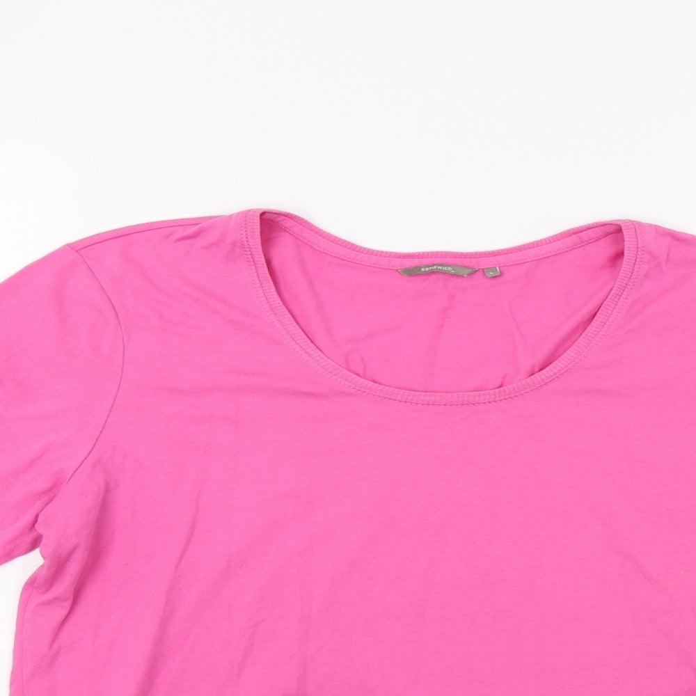 Sandwich Womens Pink   Basic T-Shirt Size L
