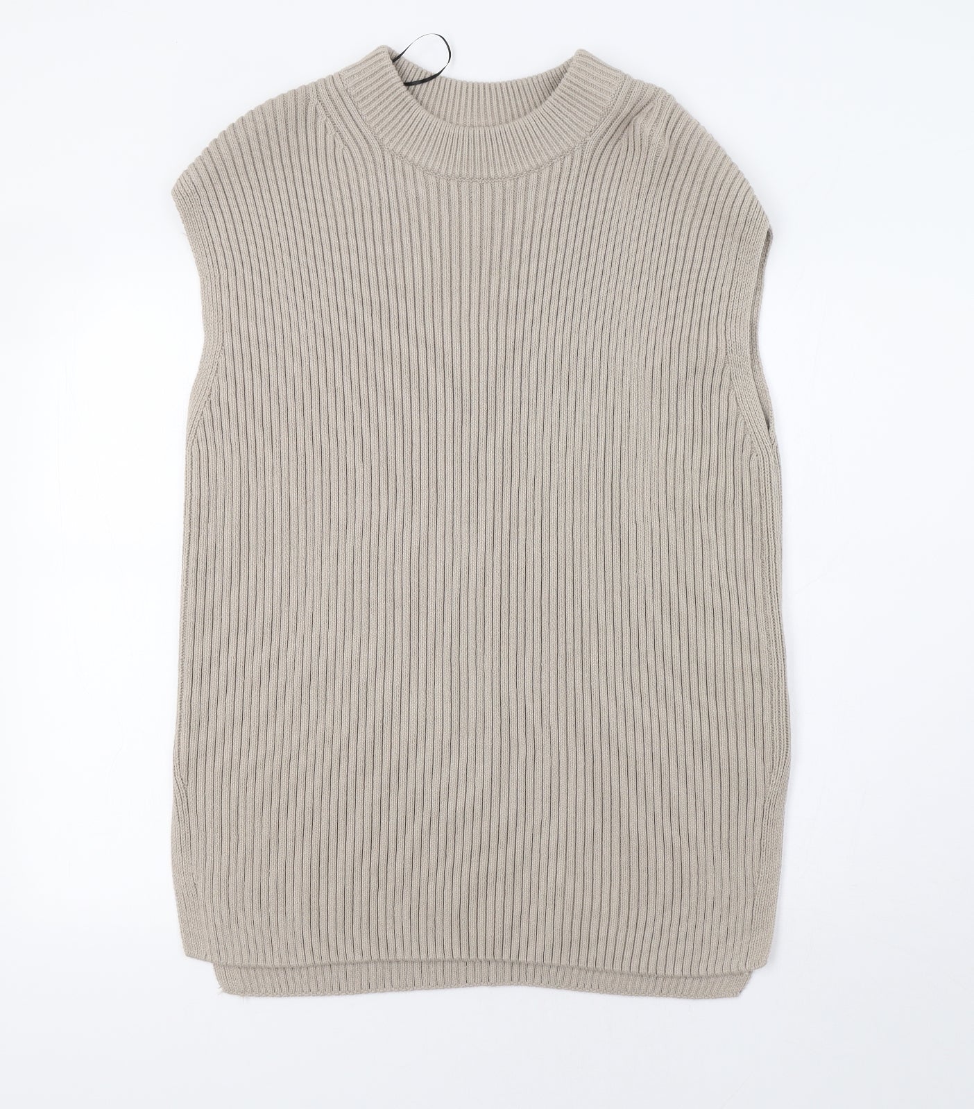 H&M Womens Beige   Tunic Jumper Size M