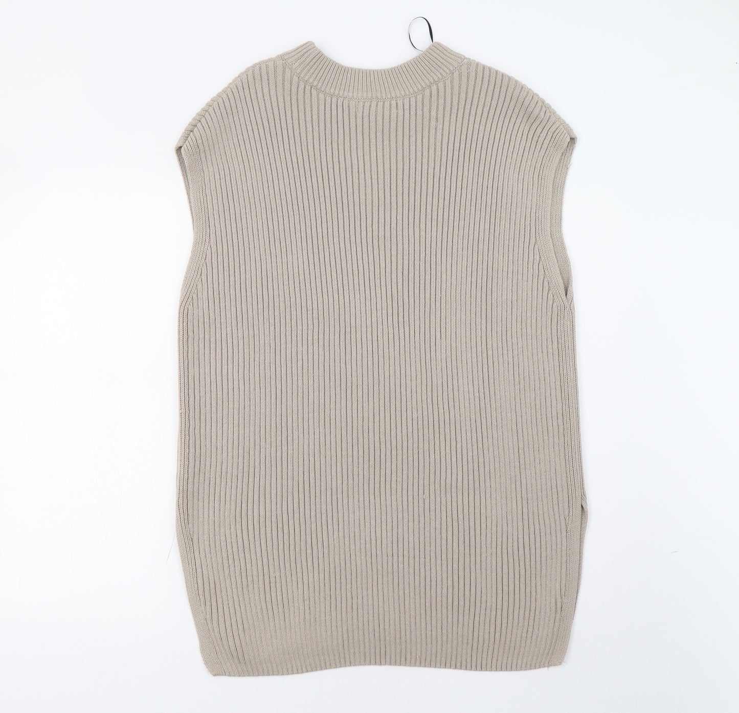 H&M Womens Beige   Tunic Jumper Size M