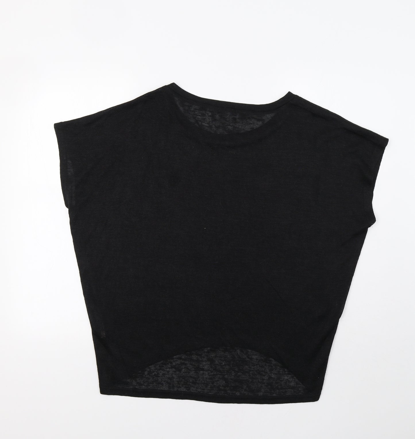 Bklue Vanilla Womens Black   Basic Blouse Size M  - Skull