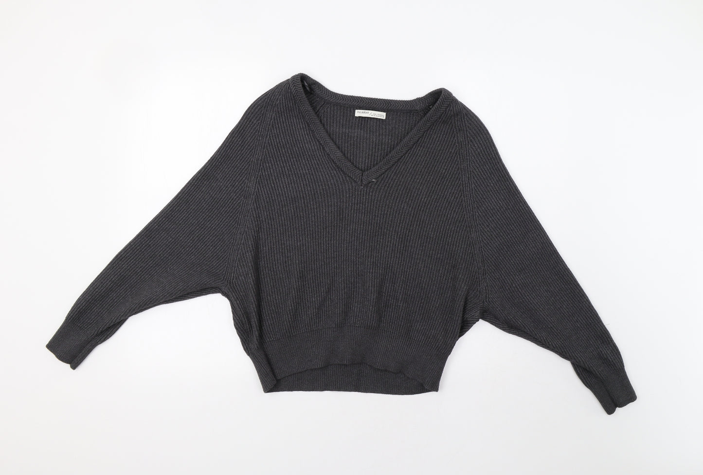 Pull & Bear Womens Grey   Pullover Jumper Size M