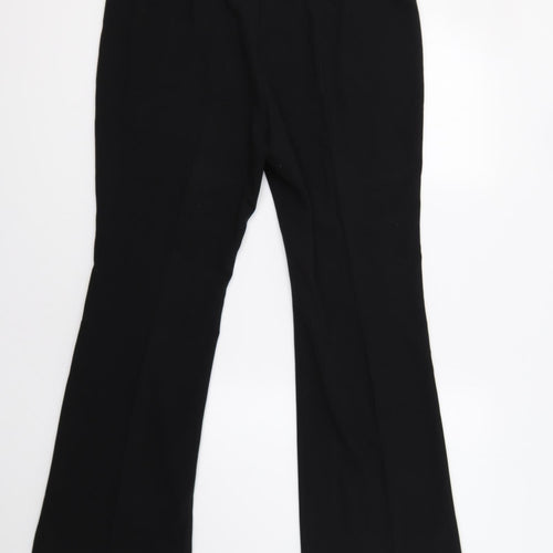 M&S Womens Black   Dress Pants Trousers Size 14 L30 in