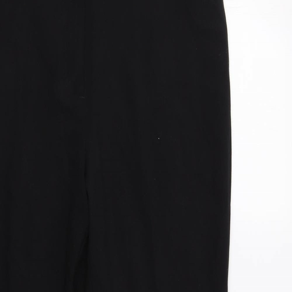 M&S Womens Black   Dress Pants Trousers Size 14 L30 in