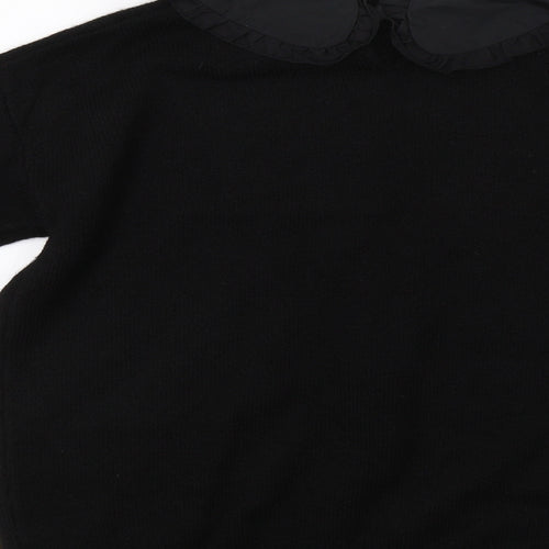 Papaya Womens Black   Pullover Jumper Size M