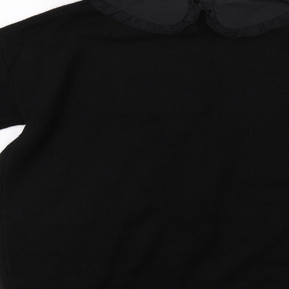 Papaya Womens Black   Pullover Jumper Size M
