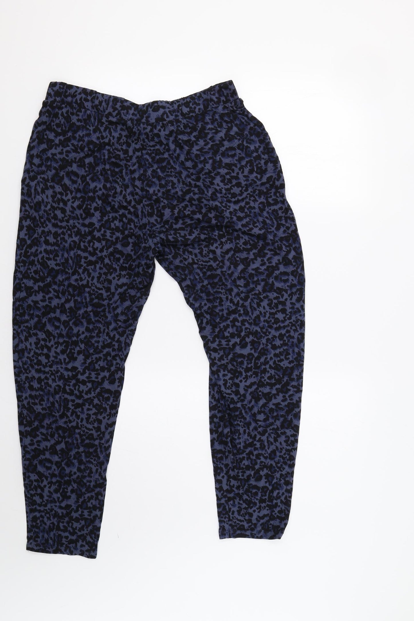 M&S Womens Blue Animal Print   Lounge Pants Size 12