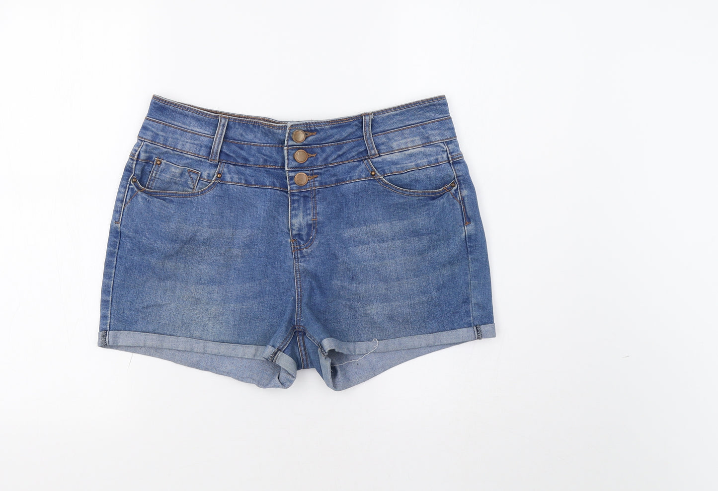 New Look Womens Blue   Hot Pants Shorts Size 12